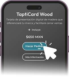 Imagen del primer paso para ordenar productos Taptika