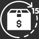 Icono de garantía 15 días Taptika