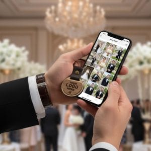 Llavero NFC circular Taptika