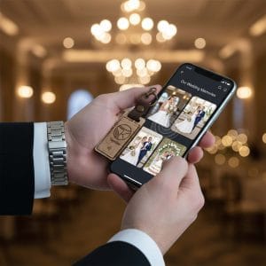 Llavero NFC rectangular Taptika