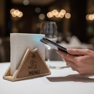 Servilletero NFC Triangular Taptika