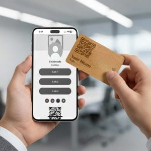 Tarjeta NFC Wood Taptika 2